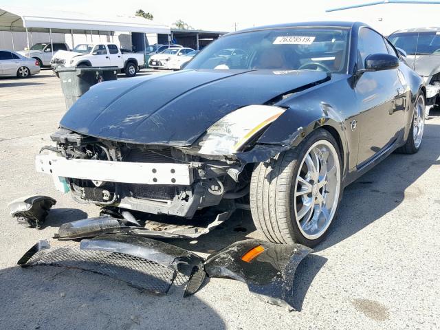 JN1AZ34D03T113381 - 2003 NISSAN 350Z COUPE BLACK photo 2