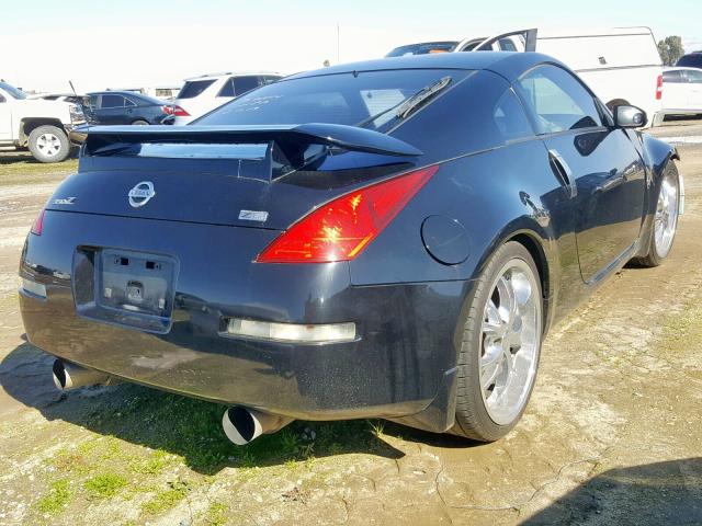 JN1AZ34D03T113381 - 2003 NISSAN 350Z COUPE BLACK photo 4