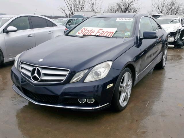 WDDKJ5GB7BF115968 - 2011 MERCEDES-BENZ E 350 BLUE photo 2