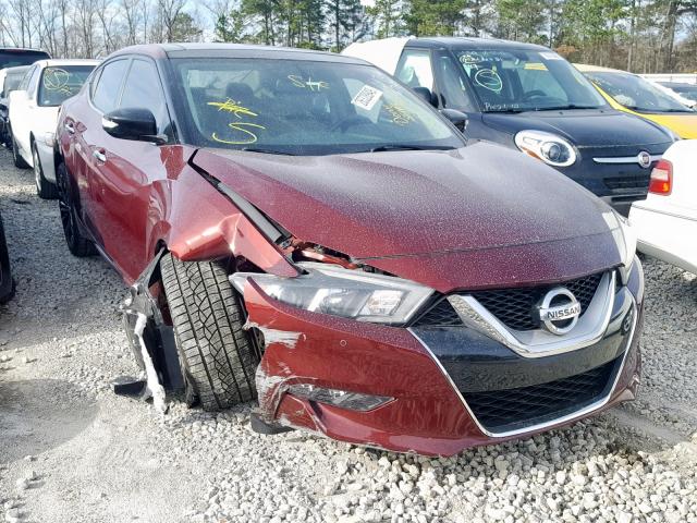 1N4AA6AP7GC395499 - 2016 NISSAN MAXIMA 3.5 BURGUNDY photo 1