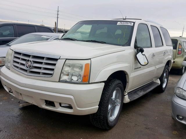 1GYEK63NX2R267309 - 2002 CADILLAC ESCALADE L WHITE photo 2