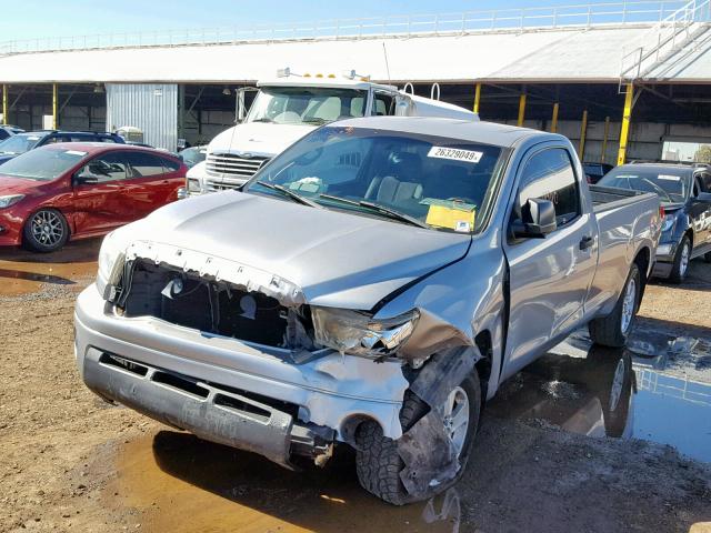 5TFLU52107X003101 - 2007 TOYOTA TUNDRA SILVER photo 2