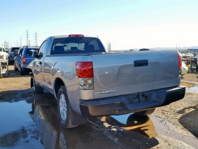 5TFLU52107X003101 - 2007 TOYOTA TUNDRA SILVER photo 3