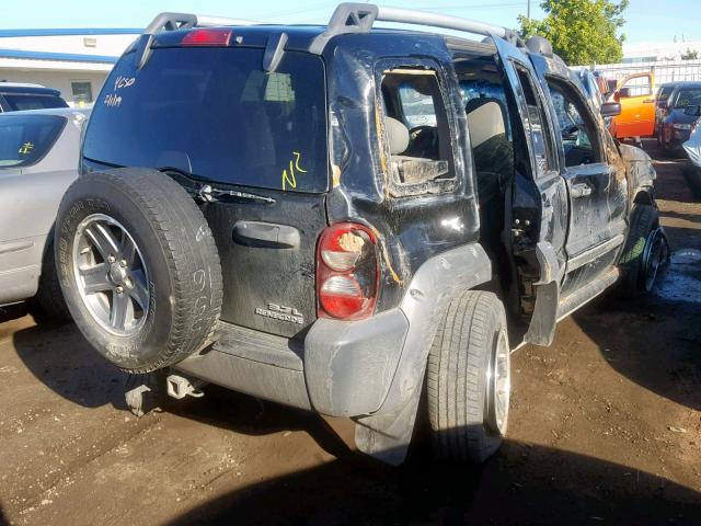 1J4GK38KX5W542642 - 2005 JEEP LIBERTY RE BLACK photo 4