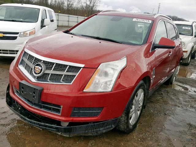 3GYFNAEY1BS589470 - 2011 CADILLAC SRX LUXURY BURGUNDY photo 2