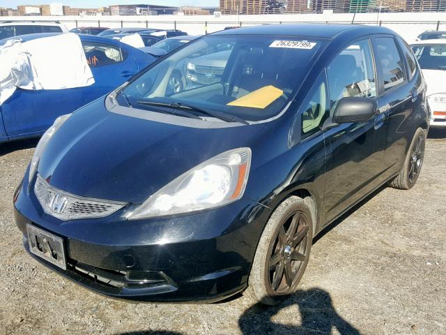 JHMGE8H38CS007007 - 2012 HONDA FIT BLACK photo 2