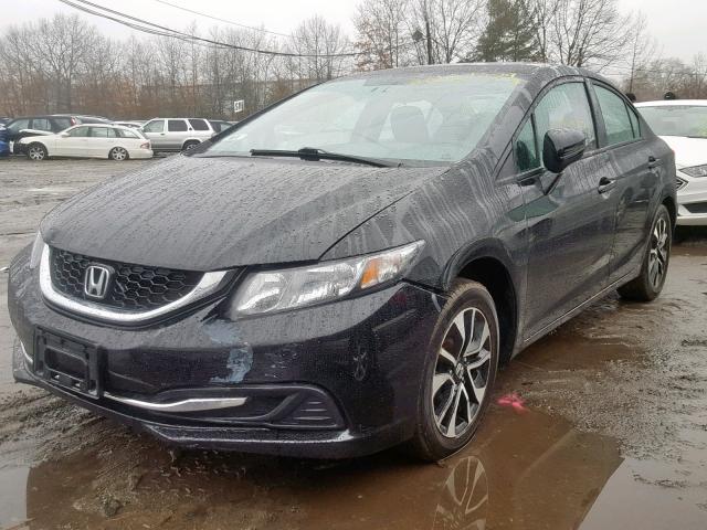 19XFB2F83FE214168 - 2015 HONDA CIVIC EX BLACK photo 2