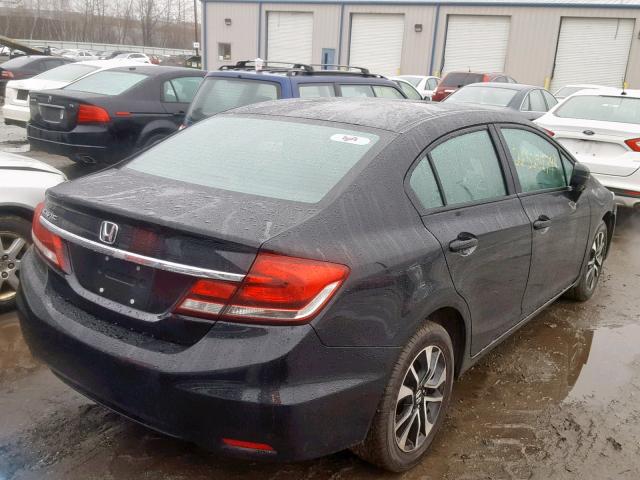 19XFB2F83FE214168 - 2015 HONDA CIVIC EX BLACK photo 4