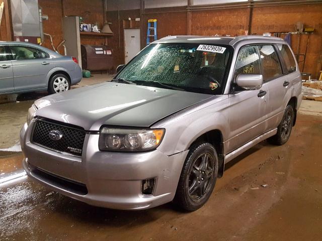 JF1SG66618H717271 - 2008 SUBARU FORESTER S SILVER photo 2