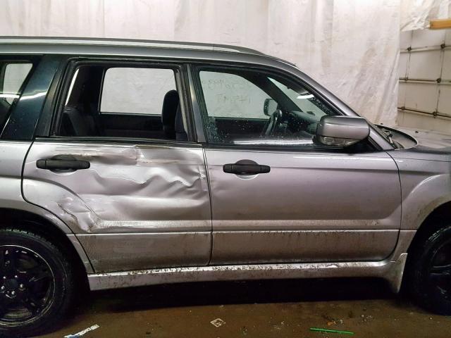 JF1SG66618H717271 - 2008 SUBARU FORESTER S SILVER photo 9