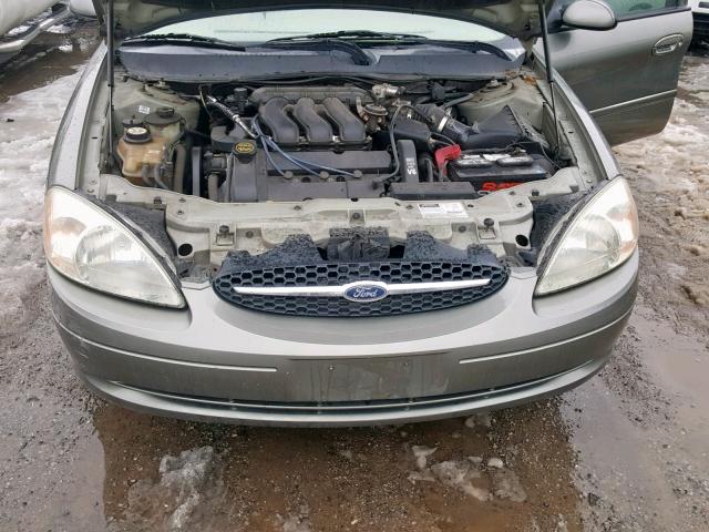 1FAFP56S31A273074 - 2001 FORD TAURUS SEL GRAY photo 7