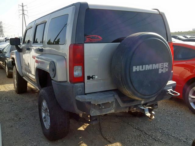 5GTDN13E578162419 - 2007 HUMMER H3 TAN photo 3