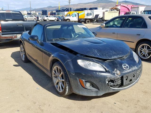 JM1NC25F390202303 - 2009 MAZDA MX-5 MIATA BLACK photo 1