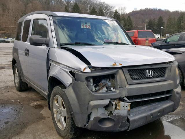 5J6YH27644L004939 - 2004 HONDA ELEMENT EX SILVER photo 1