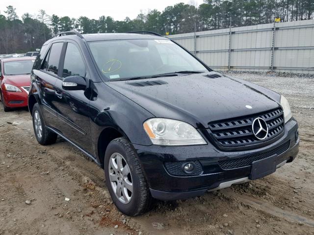 4JGBB86E16A141579 - 2006 MERCEDES-BENZ ML 350 BLACK photo 1