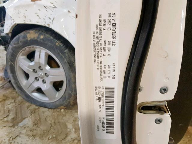 1B3HB28B58D779738 - 2008 DODGE CALIBER WHITE photo 10