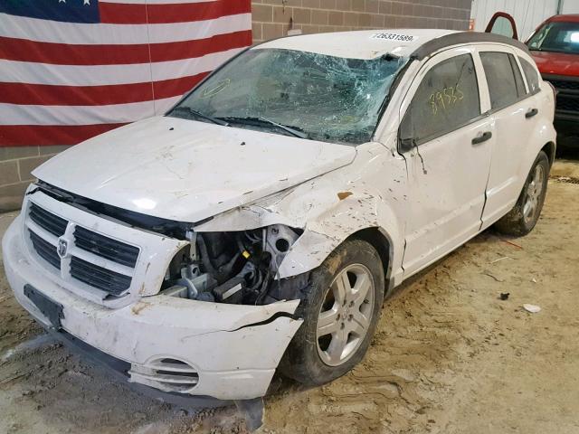 1B3HB28B58D779738 - 2008 DODGE CALIBER WHITE photo 2