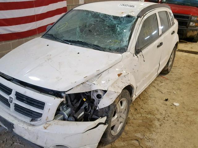 1B3HB28B58D779738 - 2008 DODGE CALIBER WHITE photo 9