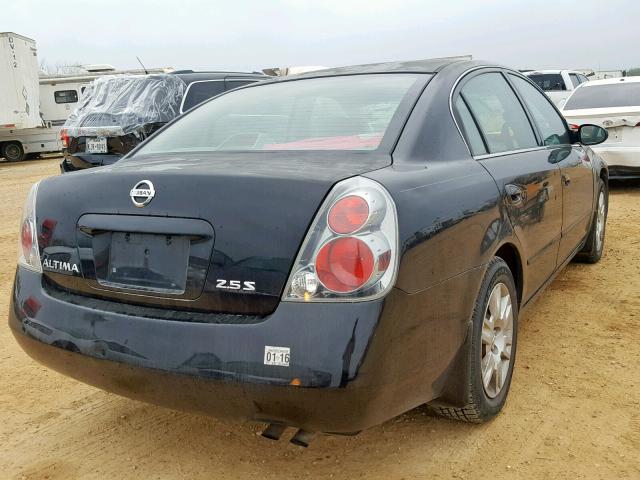 1N4AL11D45N449507 - 2005 NISSAN ALTIMA S BLACK photo 4