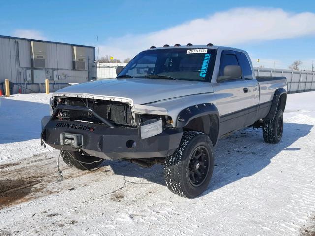 1B7KF23651J541740 - 2001 DODGE RAM 2500 TWO TONE photo 2