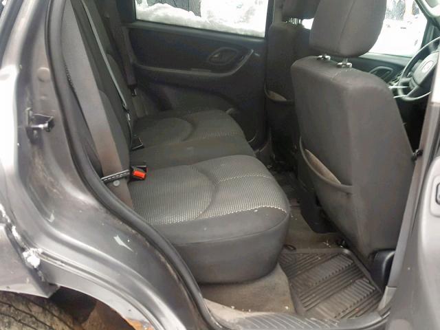 4F2YZ04155KM41761 - 2005 MAZDA TRIBUTE S GRAY photo 6