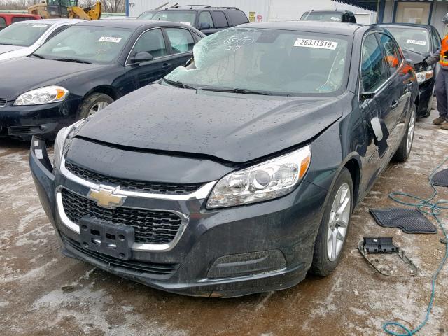 1G11C5SL5FF337133 - 2015 CHEVROLET MALIBU 1LT შავი ფოტო 2