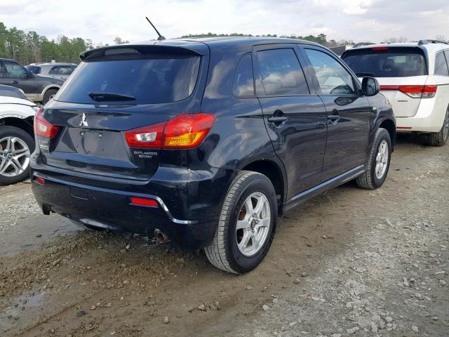 JA4AP3AU7BZ001786 - 2011 MITSUBISHI OUTLANDER BLACK photo 4