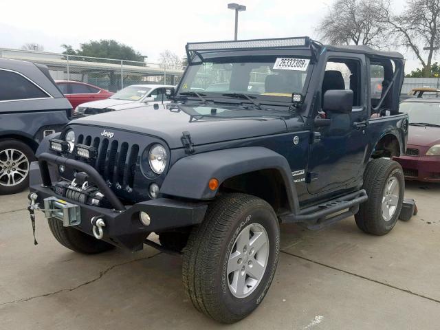 1C4AJWAG3HL540131 - 2017 JEEP WRANGLER S GRAY photo 2