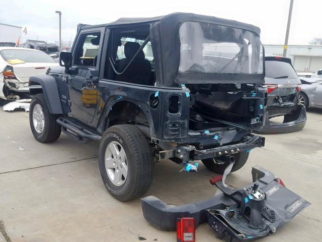 1C4AJWAG3HL540131 - 2017 JEEP WRANGLER S GRAY photo 3