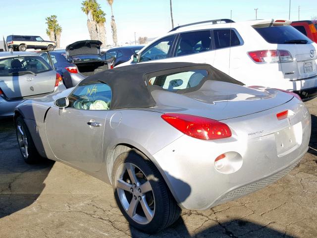 1G2MB35B47Y109097 - 2007 PONTIAC SOLSTICE SILVER photo 3