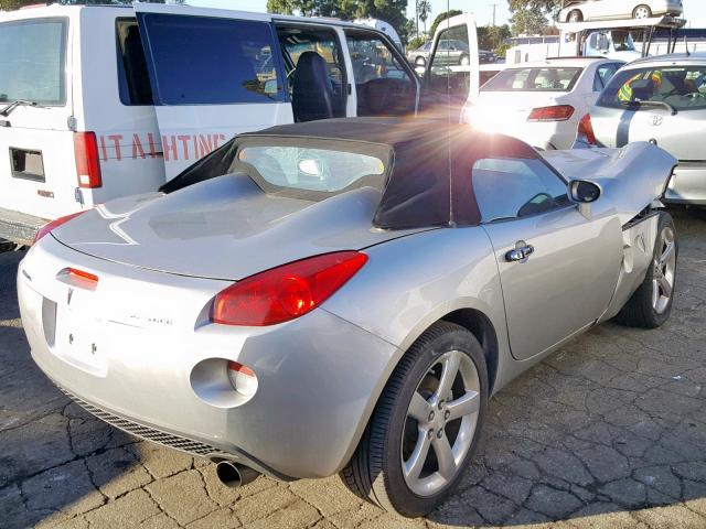 1G2MB35B47Y109097 - 2007 PONTIAC SOLSTICE SILVER photo 4