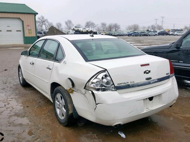 2G1WU583089191701 - 2008 CHEVROLET IMPALA LTZ WHITE photo 3