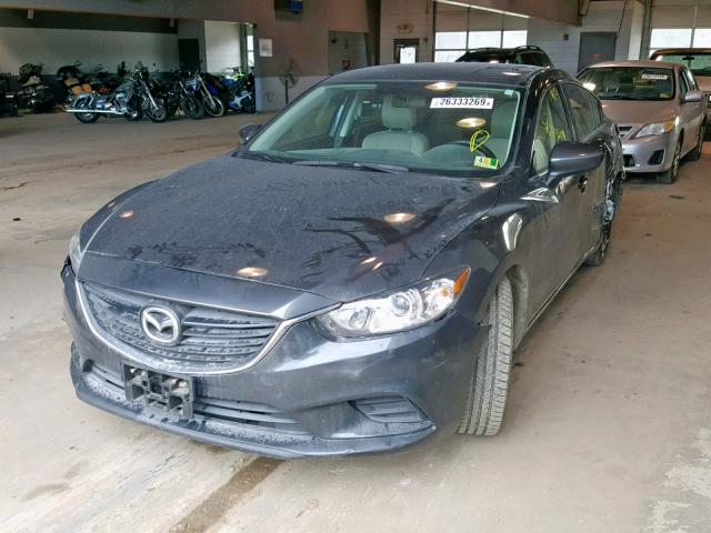 JM1GJ1U58F1222229 - 2015 MAZDA 6 SPORT GRAY photo 2