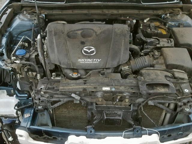 JM1BM1L33F1232605 - 2015 MAZDA 3 TOURING BLUE photo 7