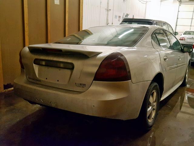 2G2WP552261127119 - 2006 PONTIAC GRAND PRIX SILVER photo 4