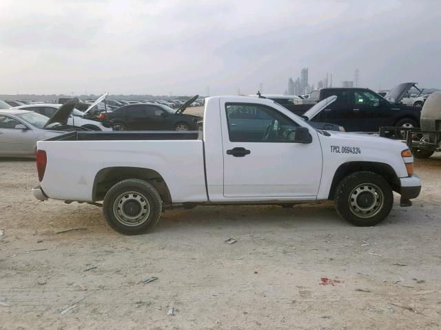 1GCCSBF95C8128152 - 2012 CHEVROLET COLORADO WHITE photo 9