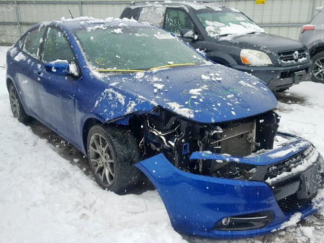 1C3CDFBA6DD337317 - 2013 DODGE DART SXT BLUE photo 1