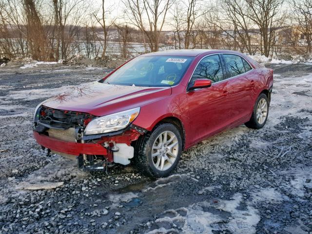 1G11F5RR0DF113928 - 2013 CHEVROLET MALIBU 2LT MAROON photo 2