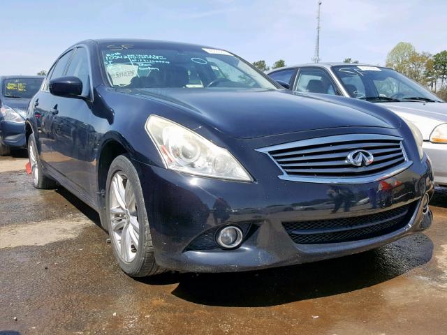 JN1CV6AR8AM250033 - 2010 INFINITI G37 BLACK photo 1