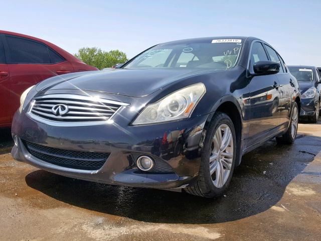 JN1CV6AR8AM250033 - 2010 INFINITI G37 BLACK photo 2