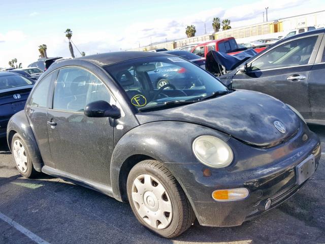 3VWCD21C81M444390 - 2001 VOLKSWAGEN NEW BEETLE Schwarz Foto 1