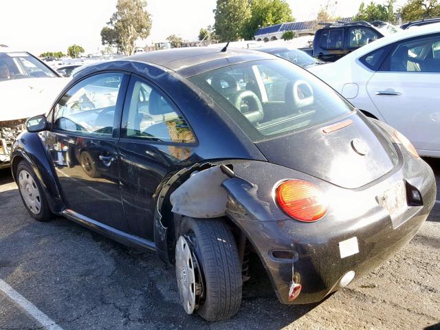 3VWCD21C81M444390 - 2001 VOLKSWAGEN NEW BEETLE Schwarz Foto 3