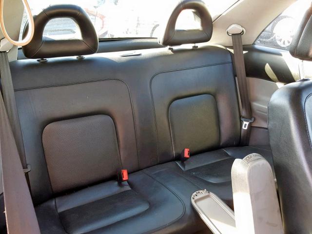 3VWCD21C81M444390 - 2001 VOLKSWAGEN NEW BEETLE Schwarz Foto 6
