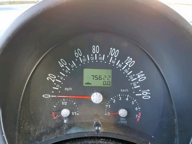 3VWCD21C81M444390 - 2001 VOLKSWAGEN NEW BEETLE Schwarz Foto 8