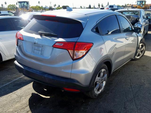 3CZRU5H50HM721141 - 2017 HONDA HR-V EX GRAY photo 4