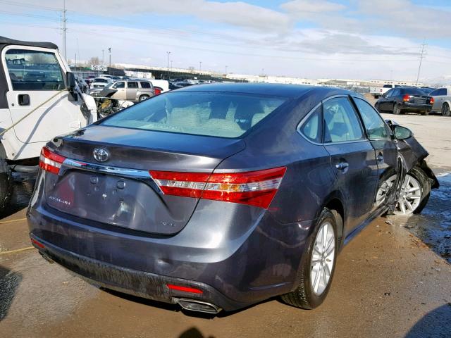 4T1BK1EB4EU127395 - 2014 TOYOTA AVALON CHARCOAL photo 4