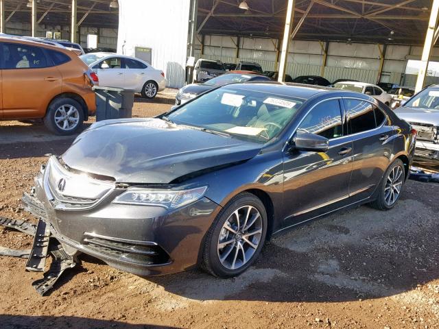 19UUB2F32GA006655 - 2016 ACURA TLX CHARCOAL photo 2