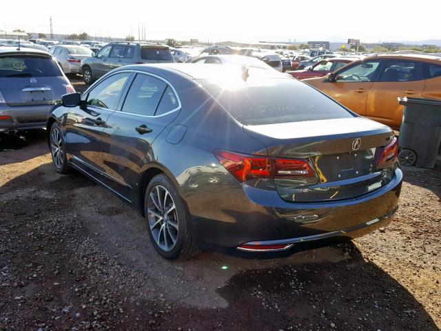 19UUB2F32GA006655 - 2016 ACURA TLX CHARCOAL photo 3