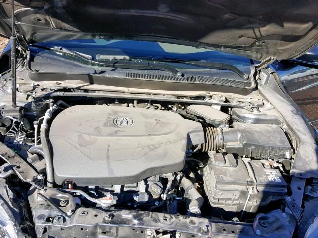 19UUB2F32GA006655 - 2016 ACURA TLX CHARCOAL photo 7