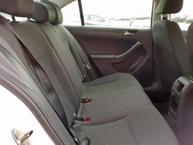 3VW2K7AJ3DM295033 - 2013 VOLKSWAGEN JETTA BASE Սպիտակ լուսանկար 6